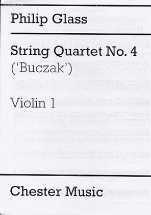 Book cover for String Quartet No. 4 (Buczak)