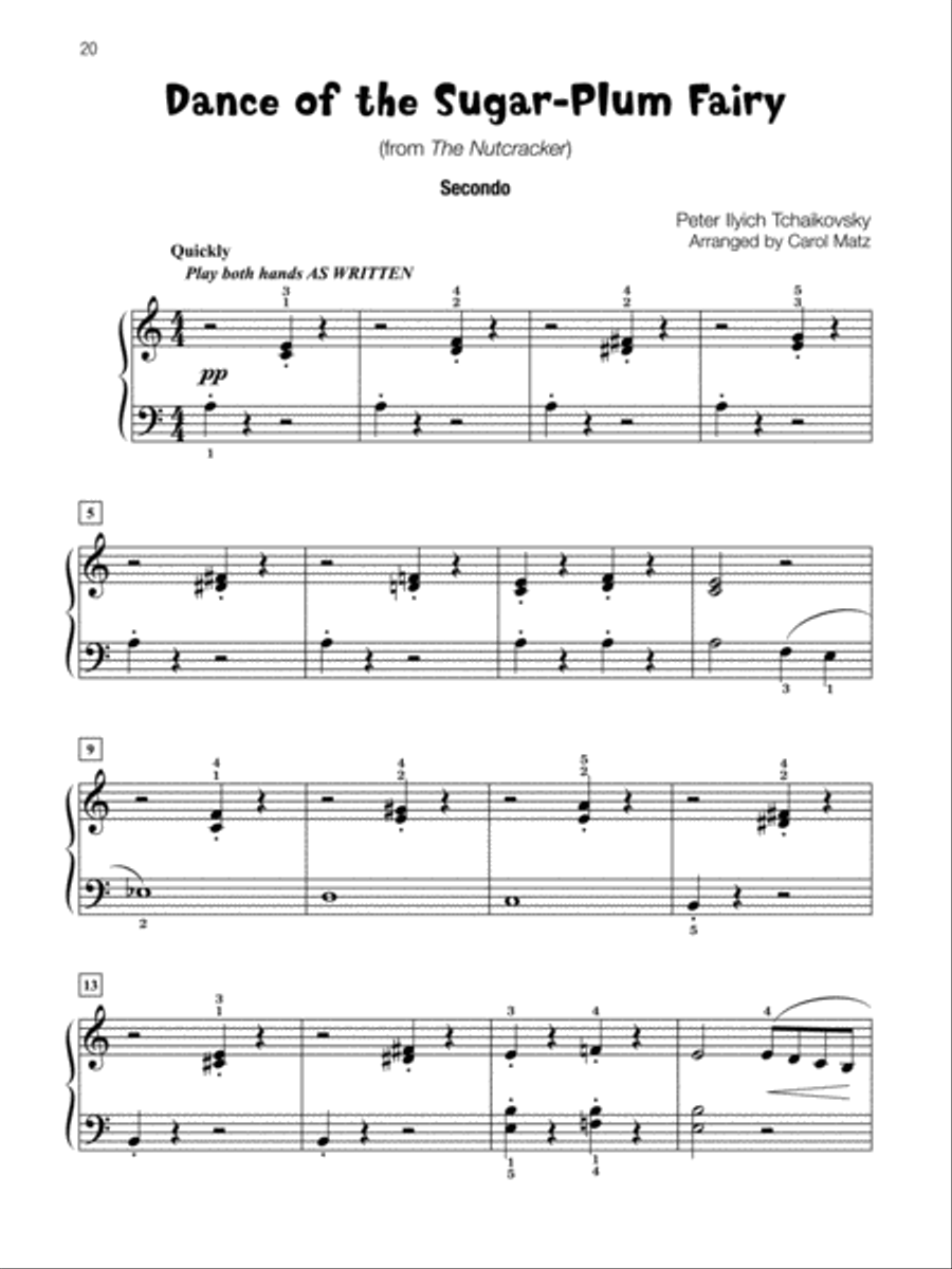 Famous & Fun Christmas Duets, Book 3 Small Ensemble scores gallery preview page 30