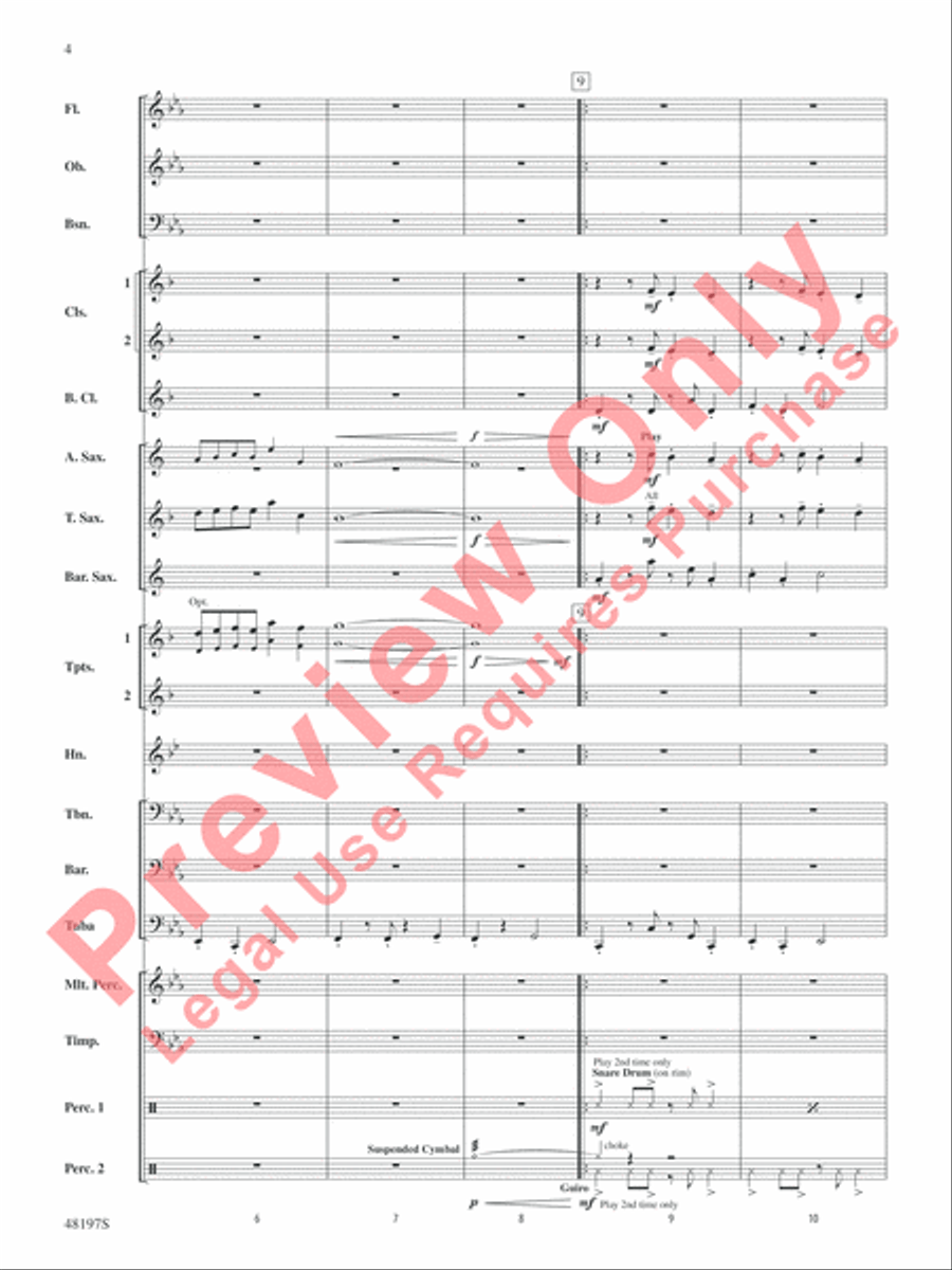Liar Liar Concert Band scores gallery preview page 5