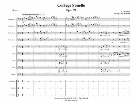 Cortege Sonelle - Opus 91 image number null