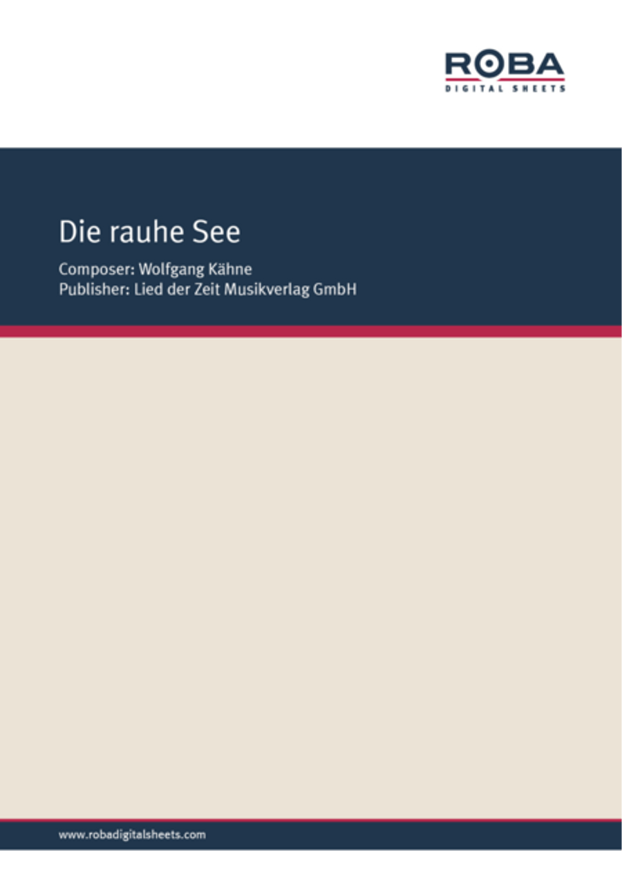 die rauhe See Voice scores gallery preview page 1