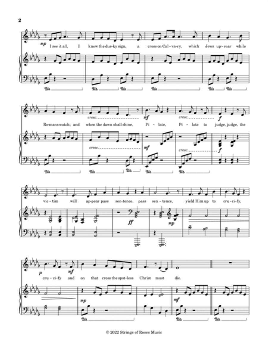 Pilate's Wife High Voice scores gallery preview page 2