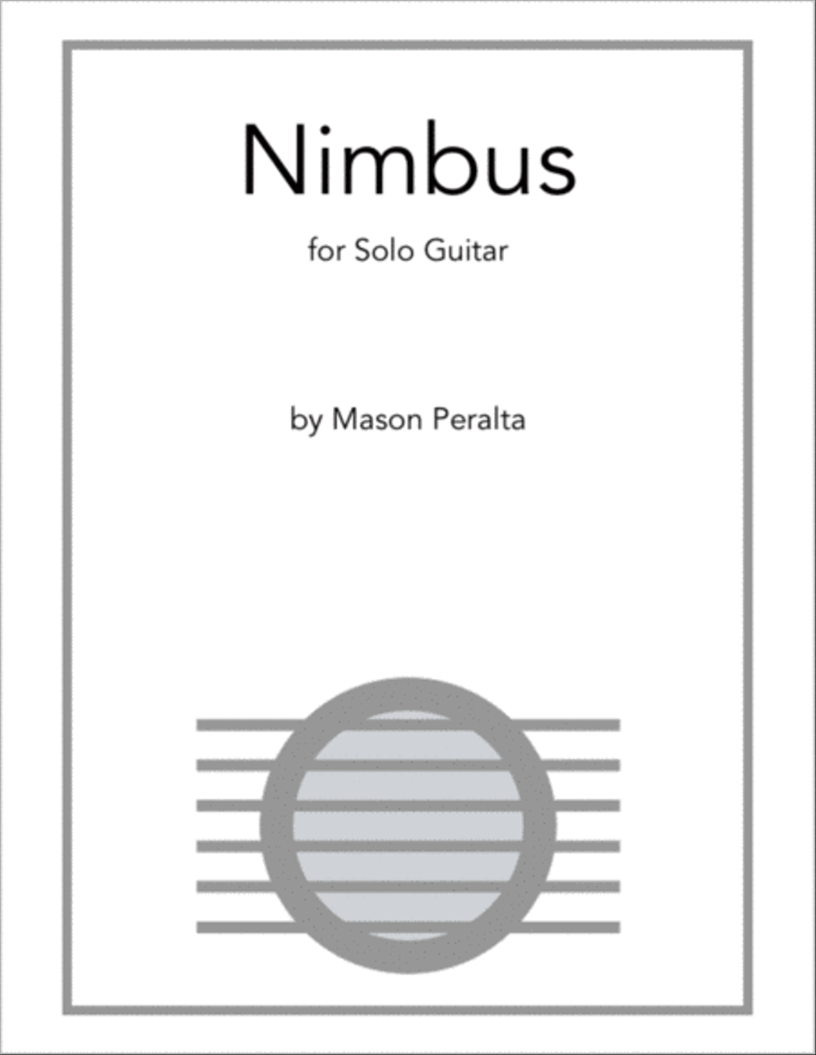 Nimbus for Solo Guitar Electric Guitar scores gallery preview page 1