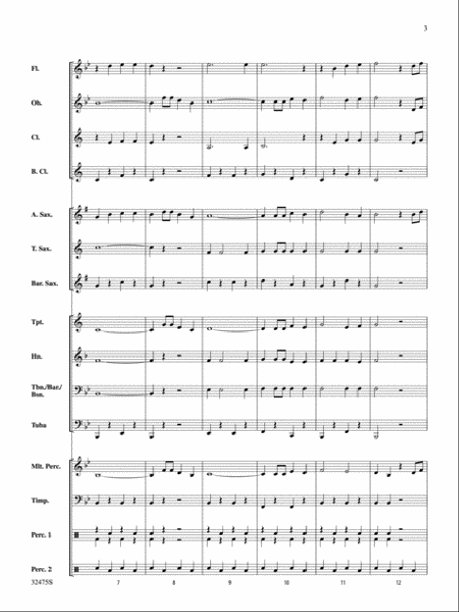 I'm an Old Cowhand (from the Rio Grande) Concert Band scores gallery preview page 3