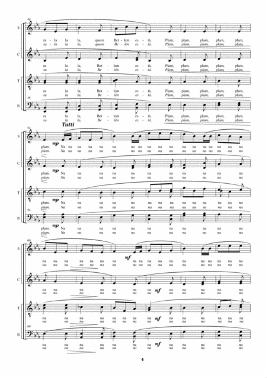 La nit de Nadal 4-Part scores gallery preview page 6