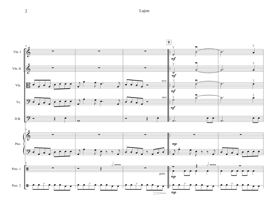 Lujon by Henry Mancini Score and Parts - Digital Sheet Music page 2