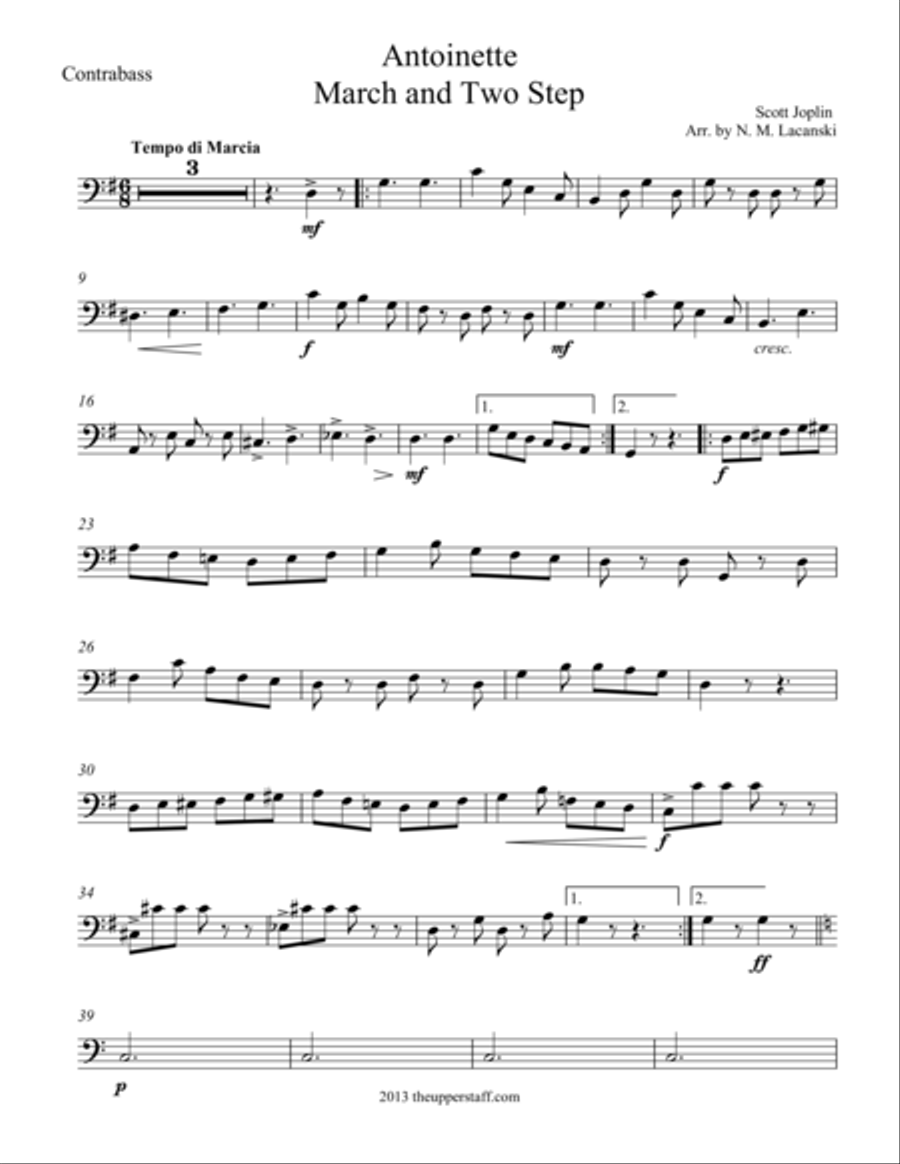 Antoinette String Orchestra scores gallery preview page 1