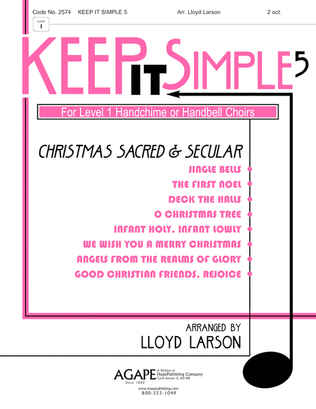 Book cover for Keep It Simple 5 (Christmas Sacred and Secular)