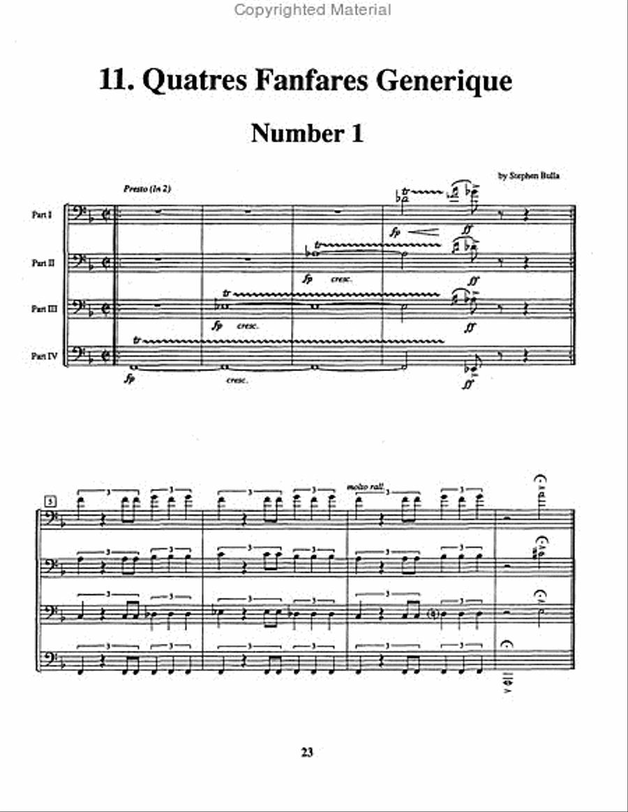 Quartets for Low Brass EETT scores gallery preview page 12