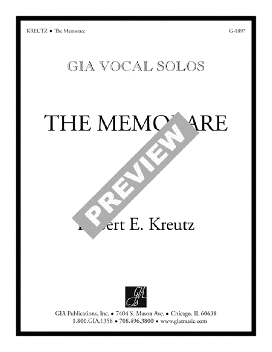 The Memorare Choir scores gallery preview page 2
