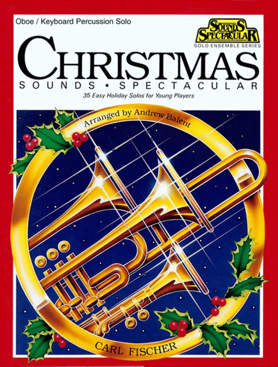 Christmas Sounds Spectacular (Oboe or Keyboard Percussion) Concert Band Methods scores gallery preview page 1