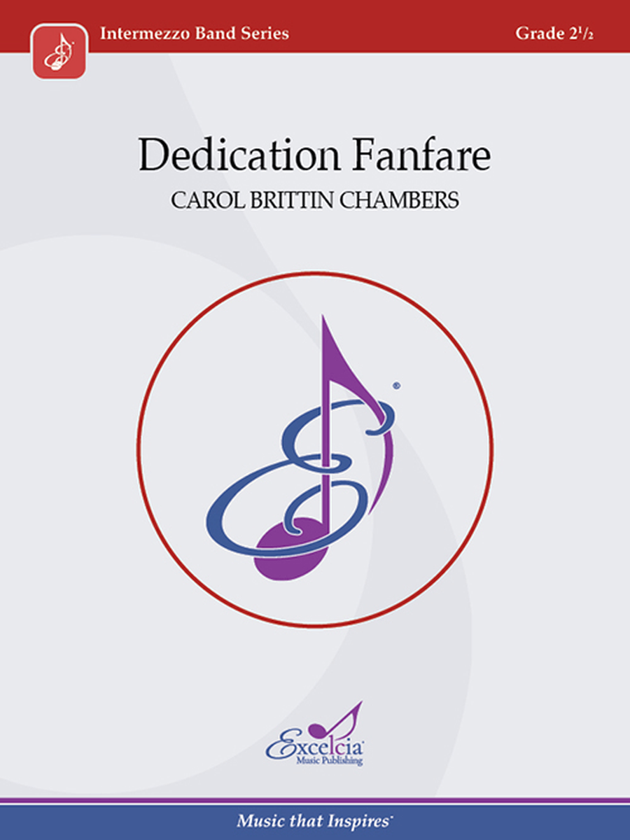 Dedication Fanfare Concert Band scores gallery preview page 1