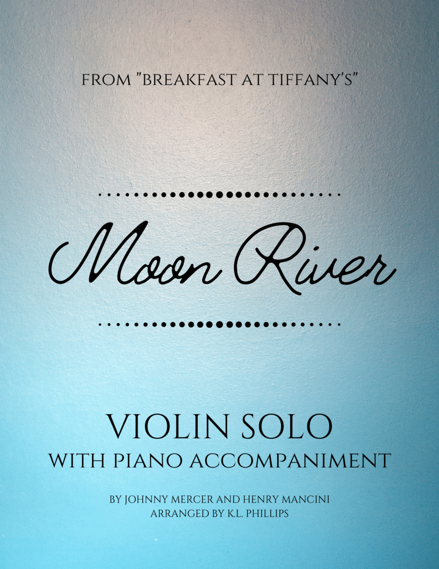 Moon River Violin Solo scores gallery preview page 1