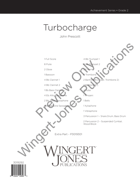 Turbocharge - Full Score