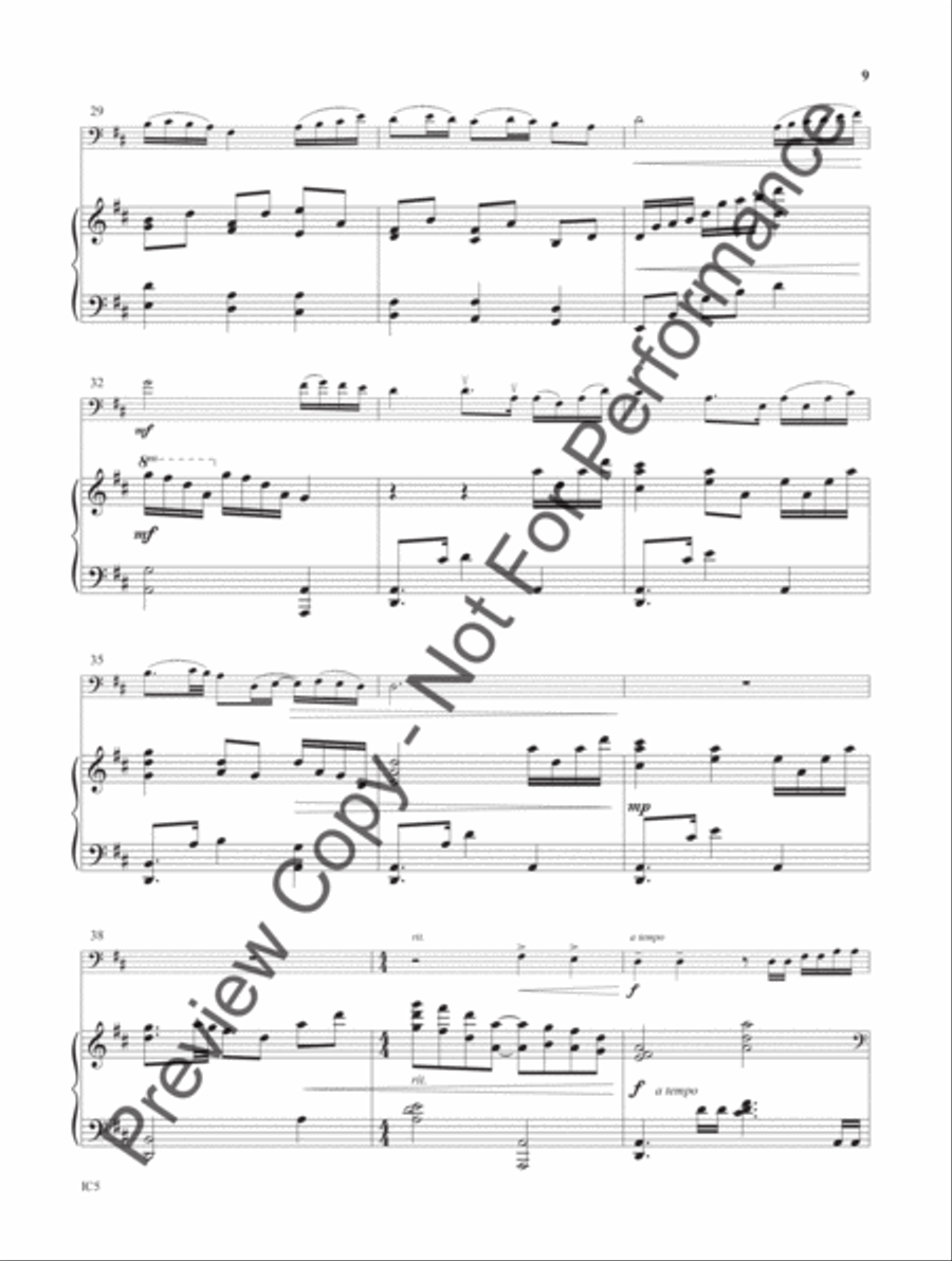 Instrumental Worship - bass instruments in C C Instrument scores gallery preview page 10