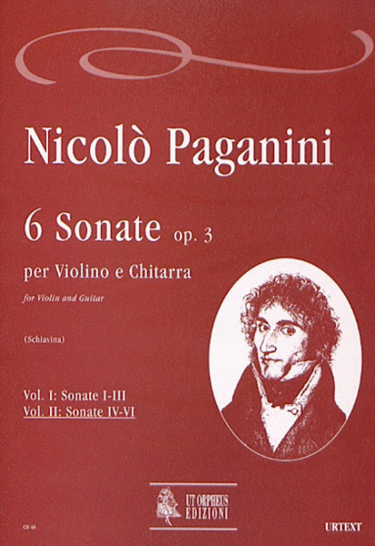 6 Sonatas Op. 3 for Violin and Guitar - Vol. 2: Sonatas Nos. 4-6