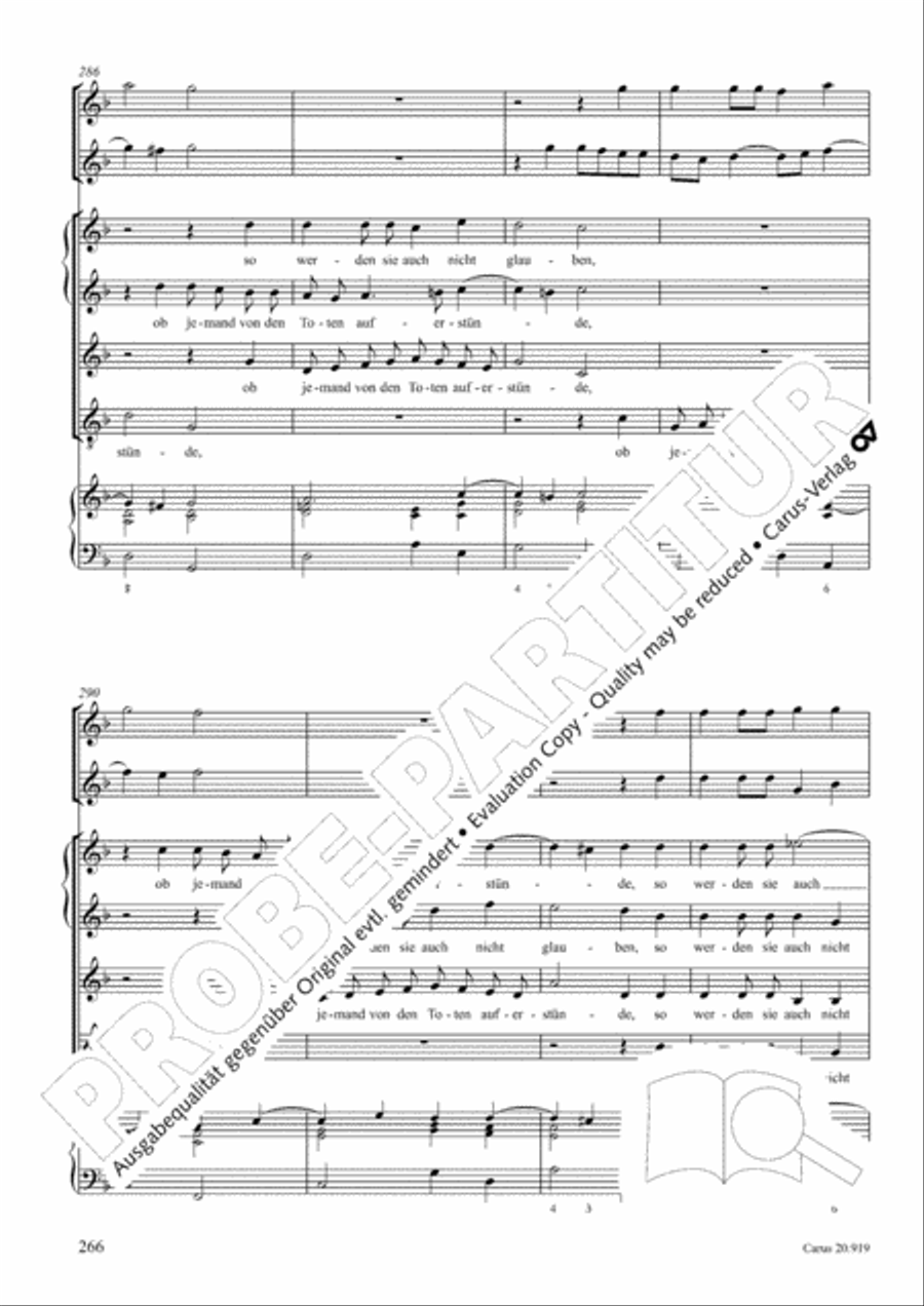 Opera varia I. Works with 1-7 parts (Complete edition, vol. 19) [Werke mit 1-7 obligaten Stimmen] Score scores gallery preview page 323