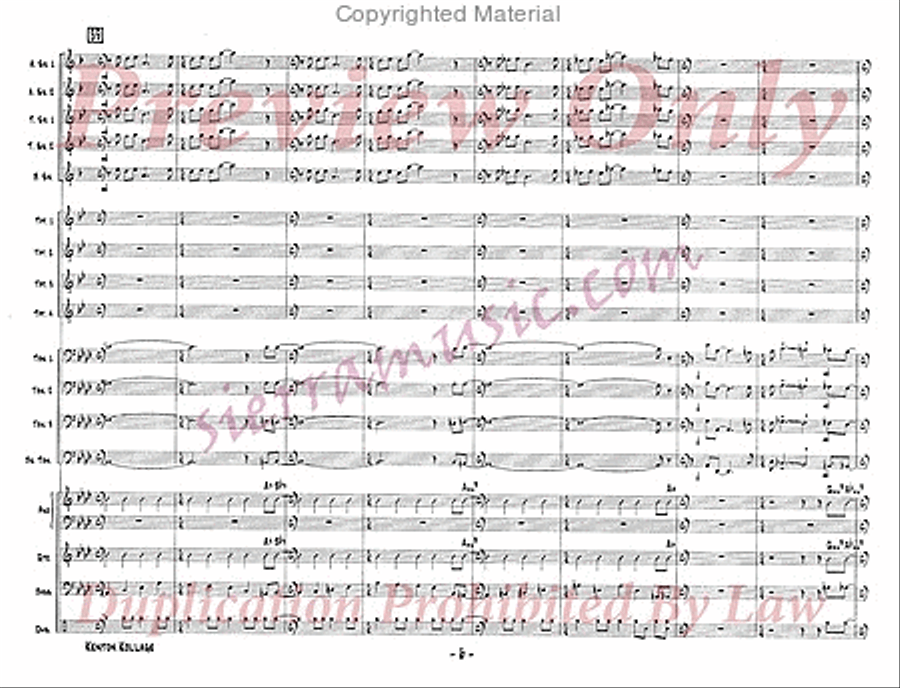 Kenton Kollage Kenton Kollage Big Band scores gallery preview page 7