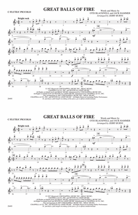 Book cover for Great Balls of Fire: Flute