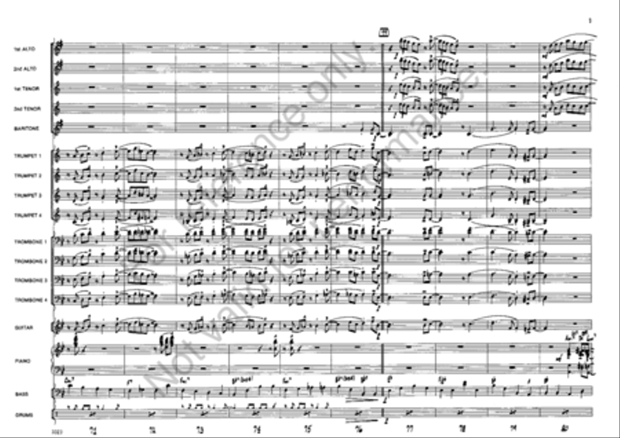 The Cruise Director The Cruise Director Jazz Ensemble scores gallery preview page 9