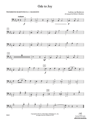Ode to Joy: 1st Trombone