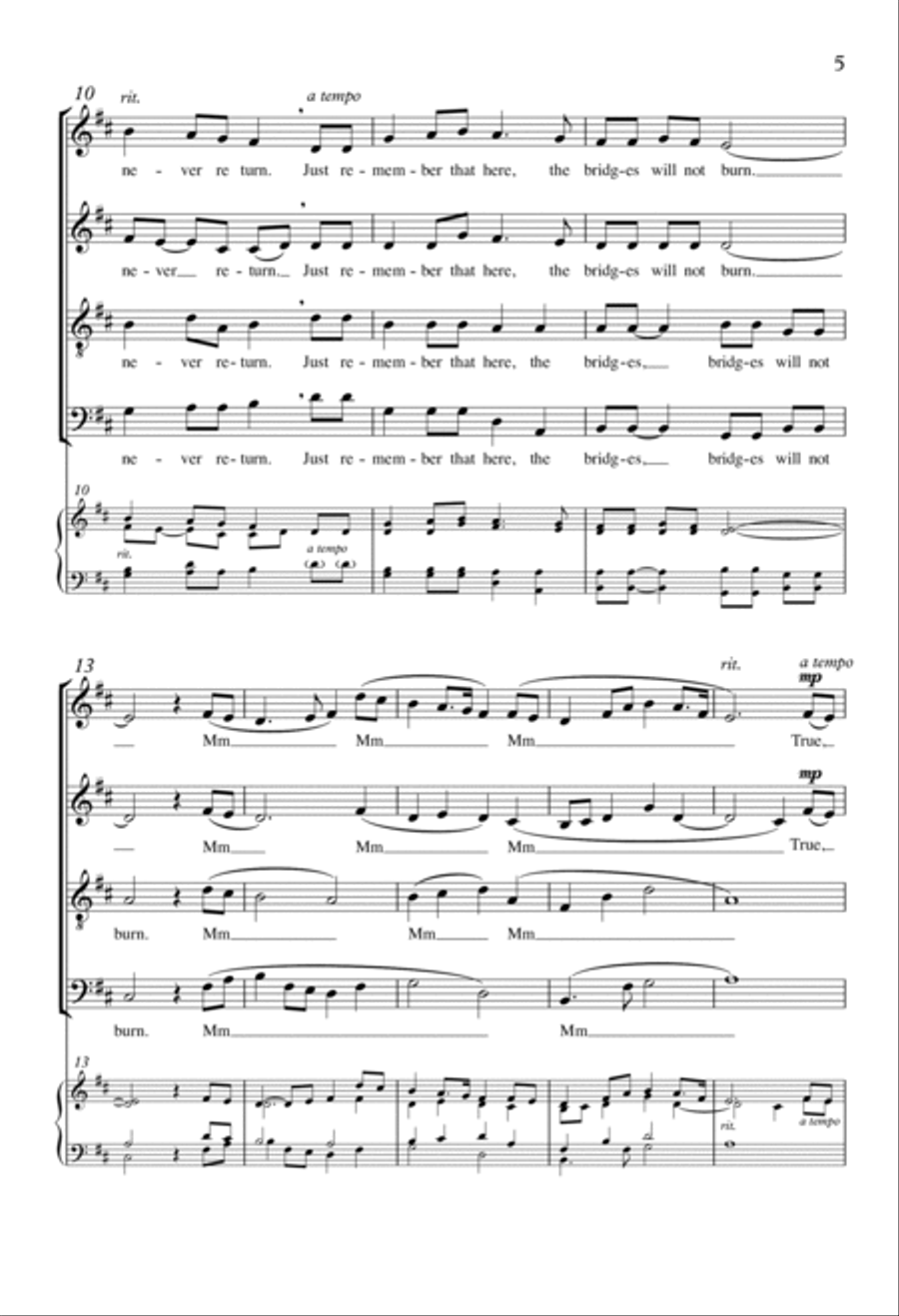 Fond Farewell Fond Farewell 4-Part scores gallery preview page 3