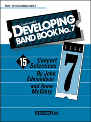 Book cover for Developing Band Book No. 7 - Flute