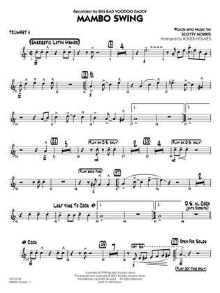 Mambo Swing (arr. Roger Holmes) - Trumpet 4
