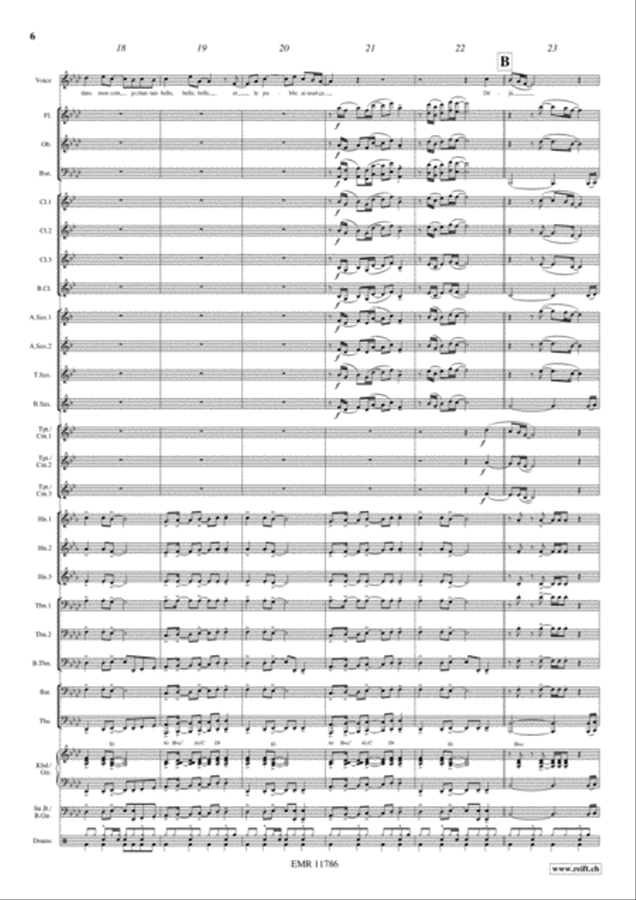 Cette Annee-La Concert Band scores gallery preview page 7