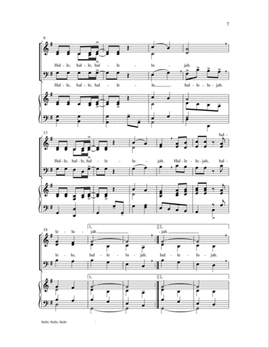 Easy Anthems, Vol. 2 3-Part scores gallery preview page 10