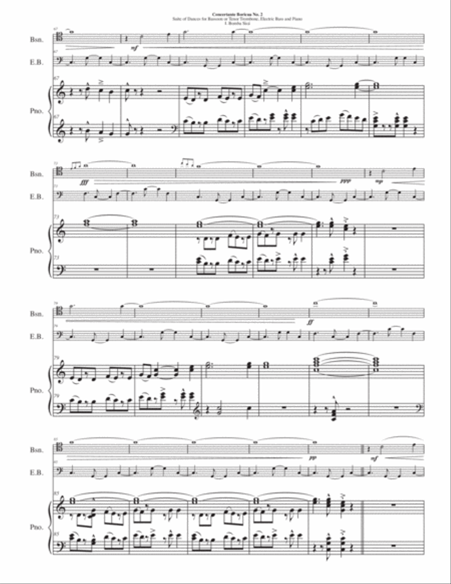 Concertante Boricua No. 2 Small Ensemble scores gallery preview page 5