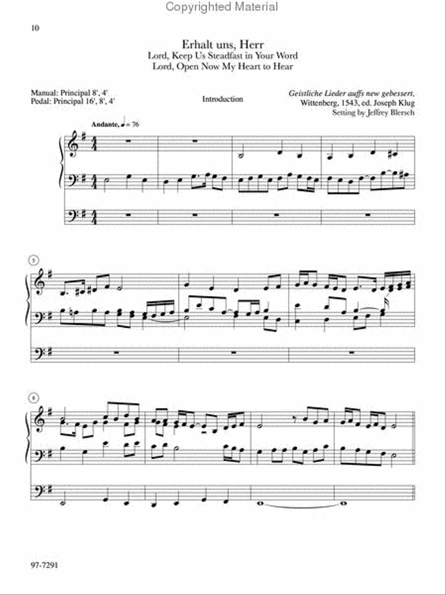Introductions, Harmonizations, Accompaniments, Interpretations, Vol. 5 Organ scores gallery preview page 4