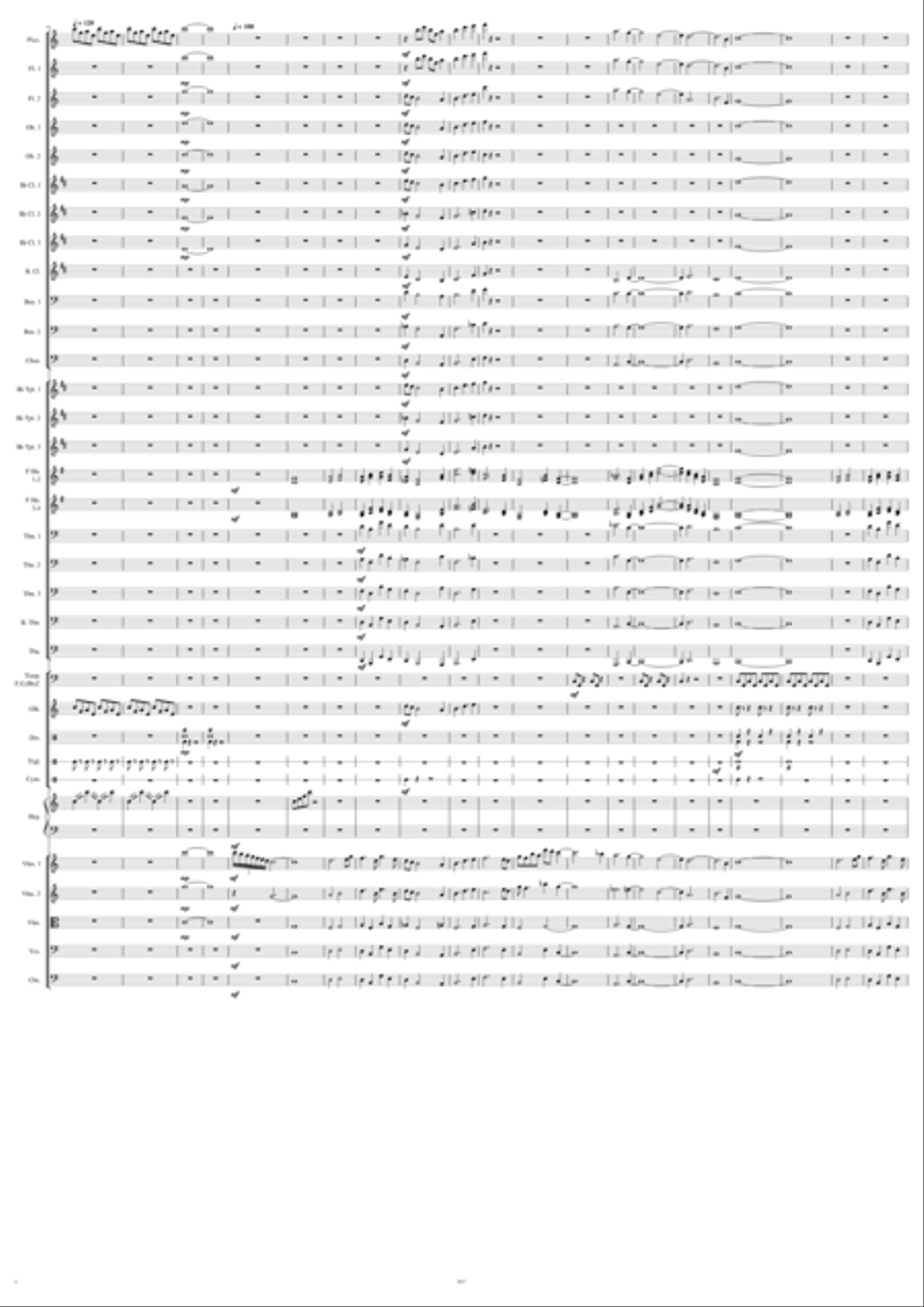 The Asteroid Belt The Asteroid Belt Full Orchestra scores gallery preview page 6