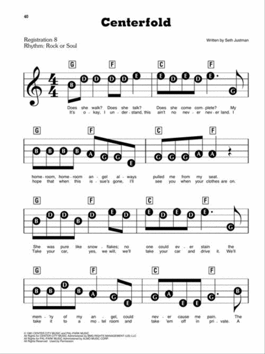 Songs of the 1980s – The New Decade Series Electronic Keyboard scores gallery preview page 6