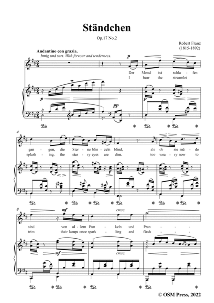 Franz-Standchen,in D Major,Op.17 No.2,from 6 Gesange