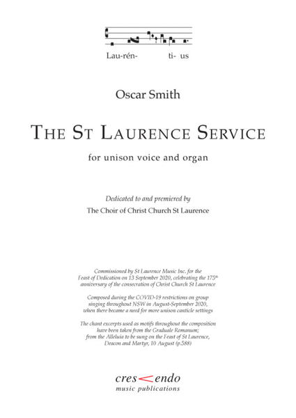 The St Laurence Service