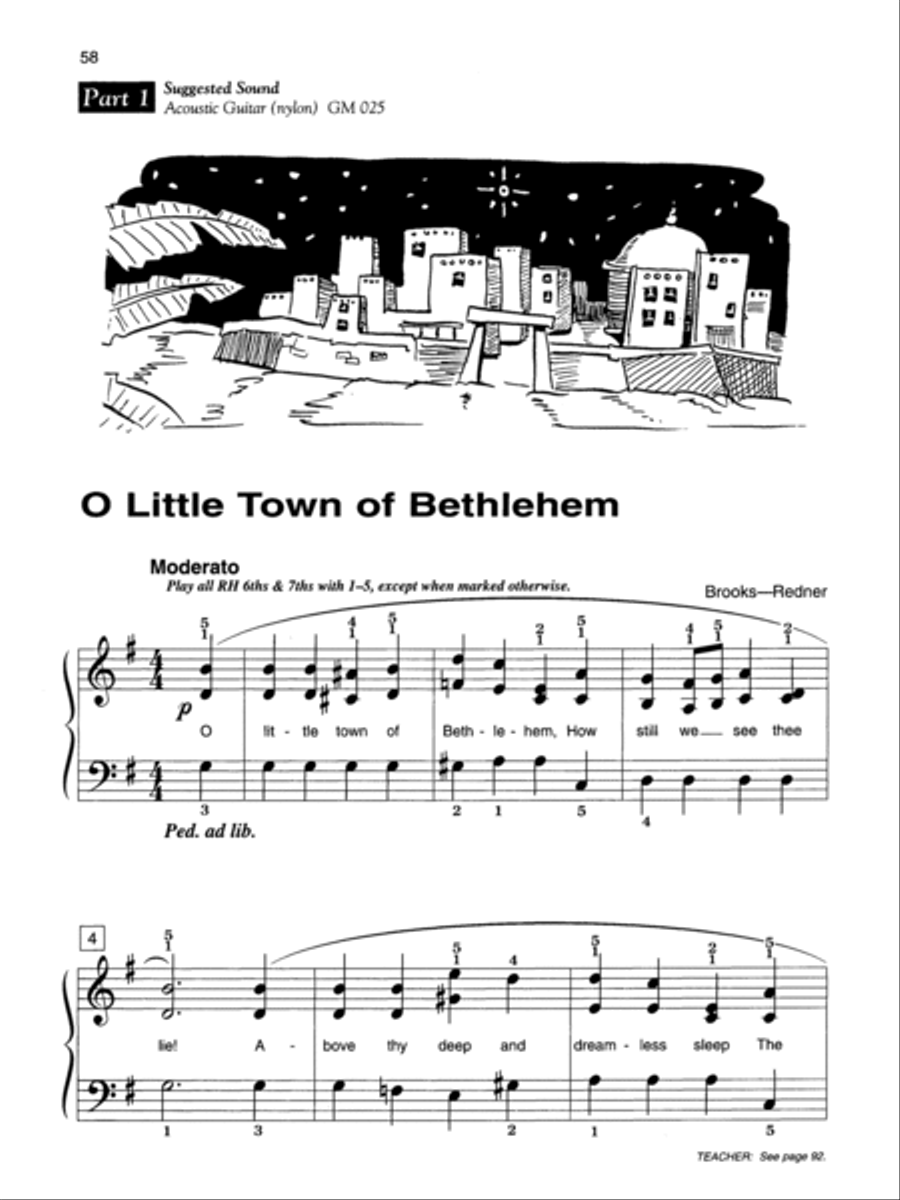 Alfred's Basic Piano Library: Merry Christmas! Ensemble, Complete Book 2 & 3 Piano Method scores gallery preview page 3
