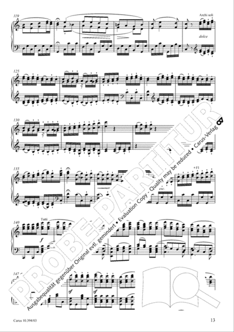 Fantasia for piano, choir and orchestra Fantasia for piano, choir and orchestra SSATB scores gallery preview page 14