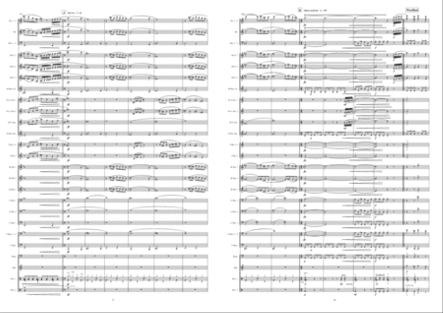 Musical Daens Suite Concert Band scores gallery preview page 10
