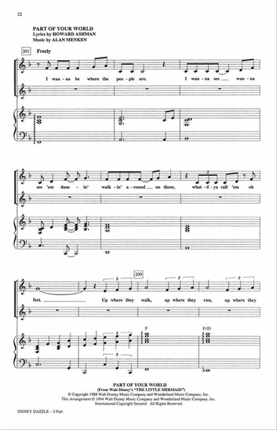 Disney Dazzle! (Medley) 2-Part scores gallery preview page 6