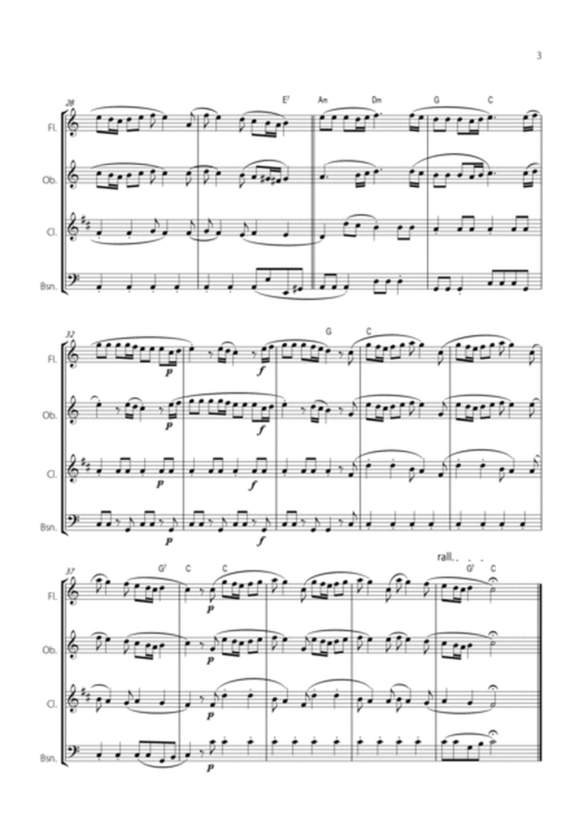 "Spring" (La Primavera) by Vivaldi - Easy version for WOODWIND QUARTET image number null