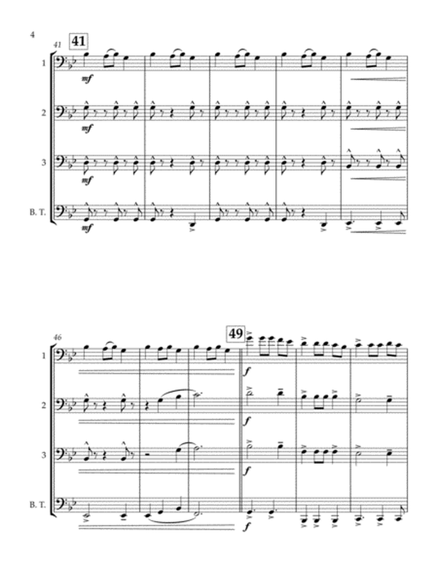 Carol of the Bells - Trombone Quartet image number null