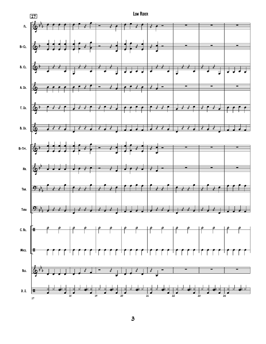 Low Rider Low Rider Small Ensemble scores gallery preview page 3