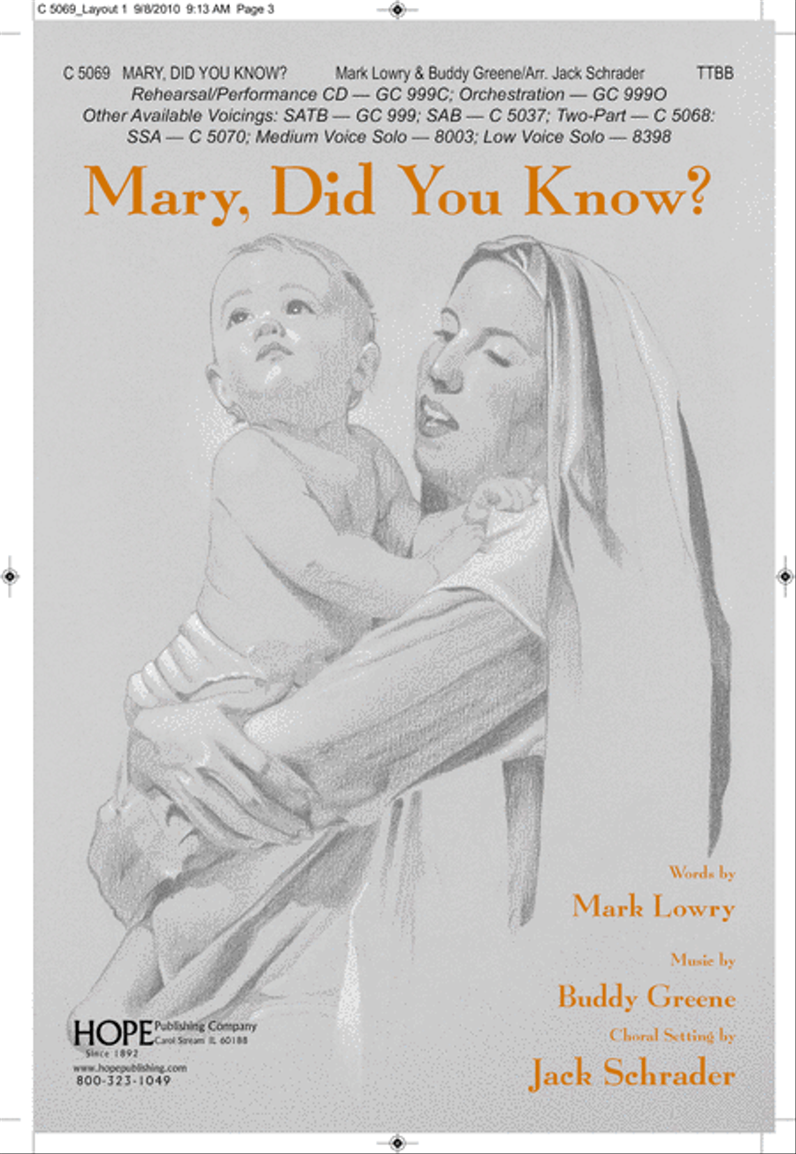 Mary, Did You Know?