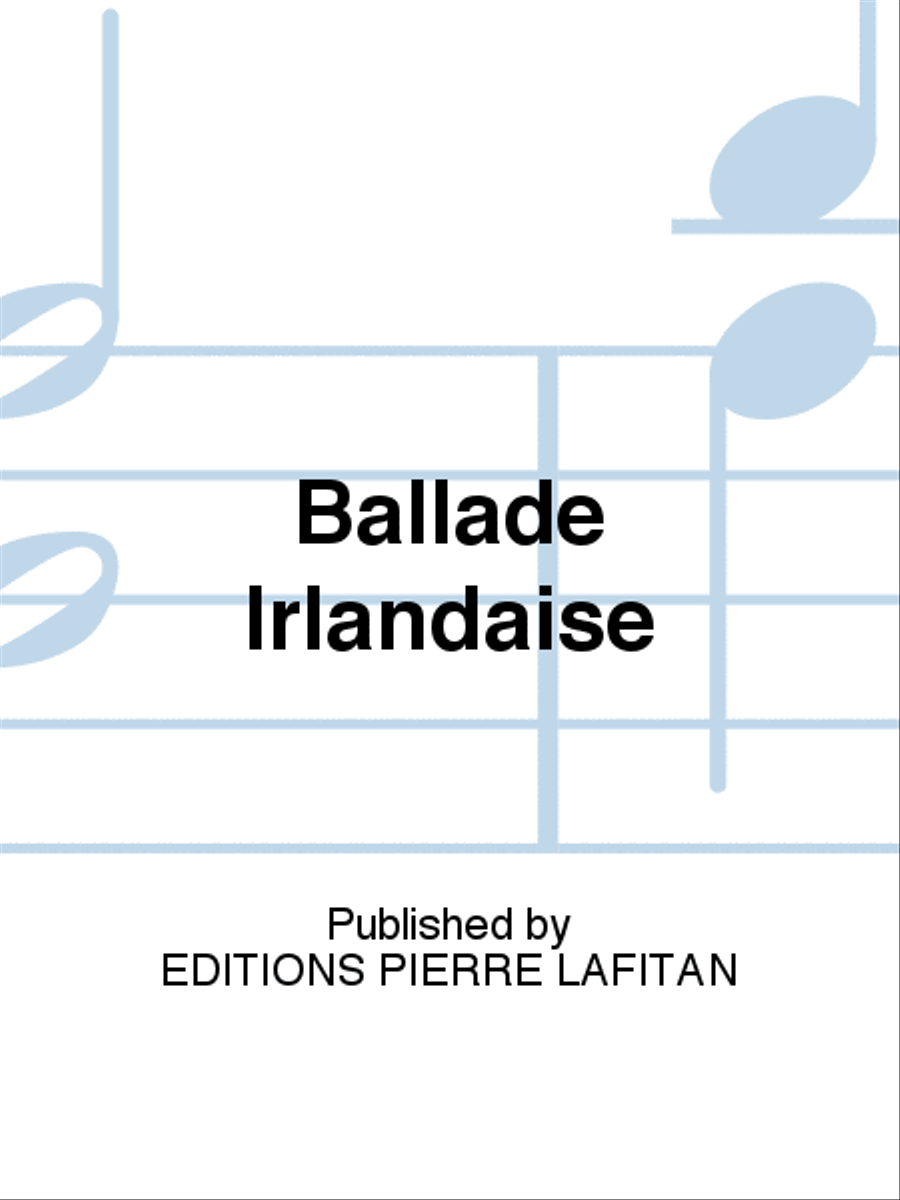 Ballade Irlandaise Flute Solo scores gallery preview page 1