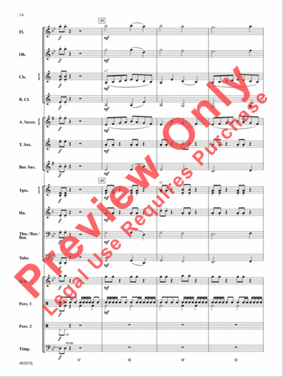 Operation Invictus Concert Band scores gallery preview page 15