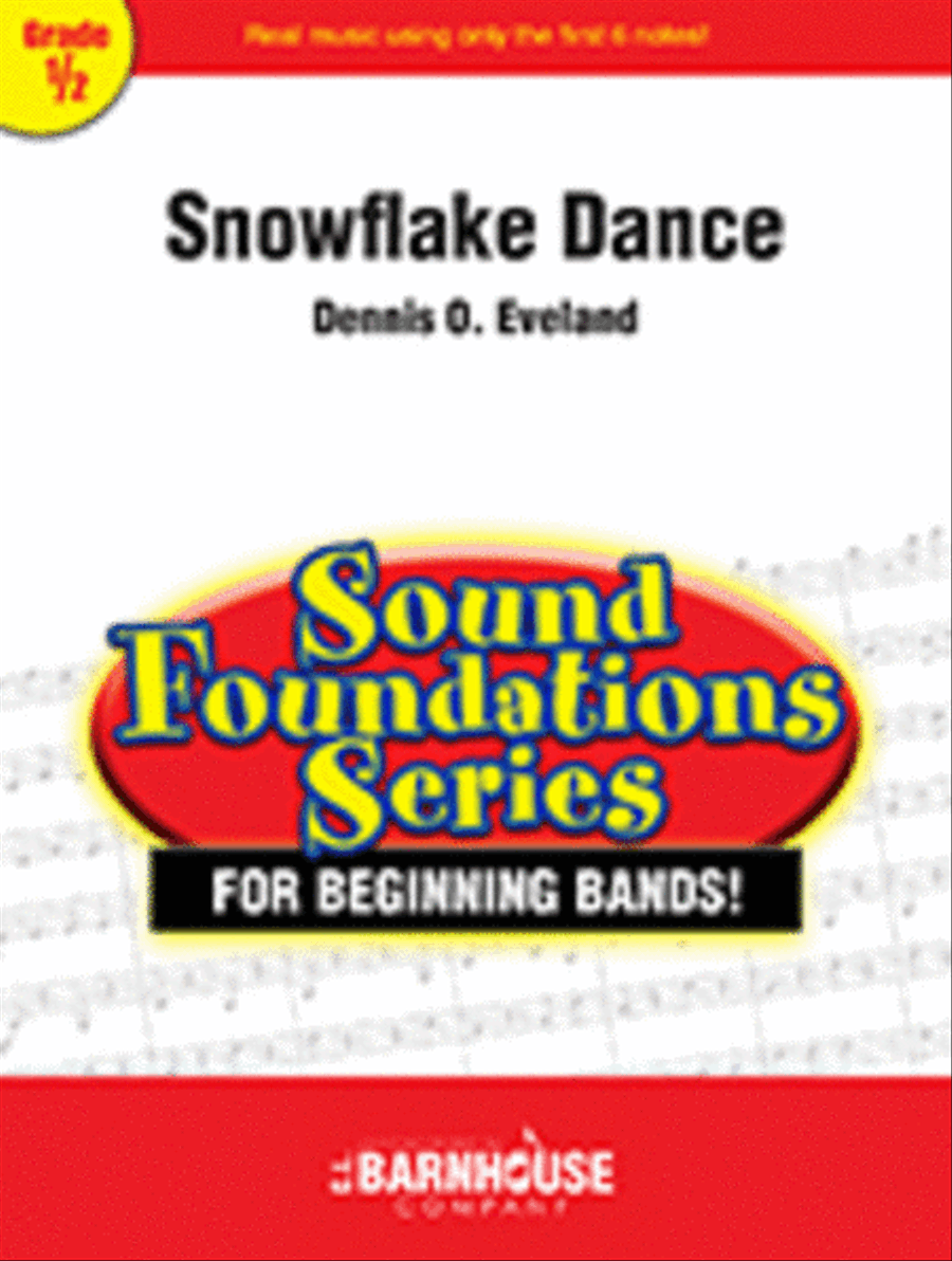 Snowflake Dance Concert Band scores gallery preview page 1