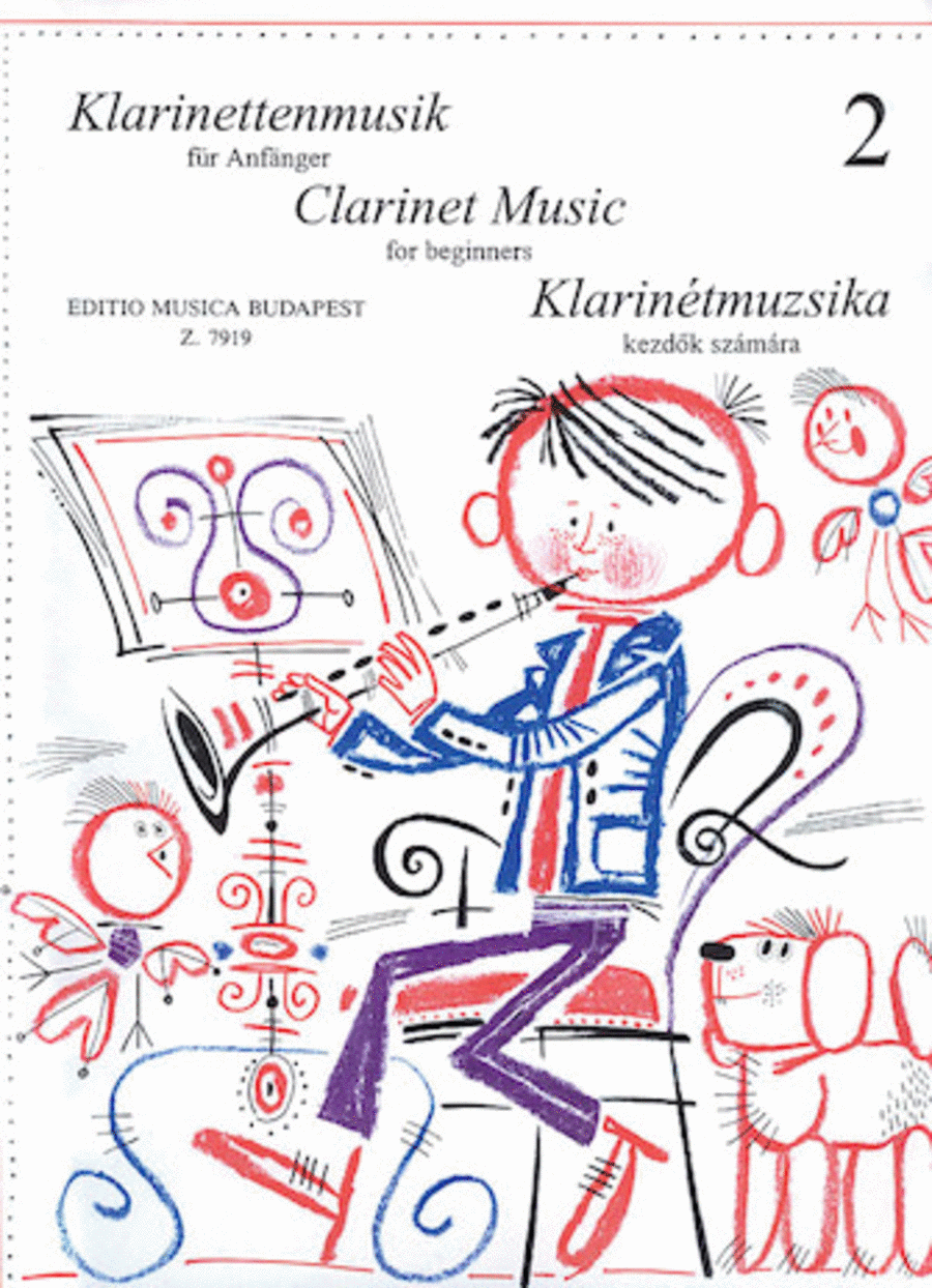 Clarinet Music for Beginners - Volume 2 Clarinet Solo scores gallery preview page 1
