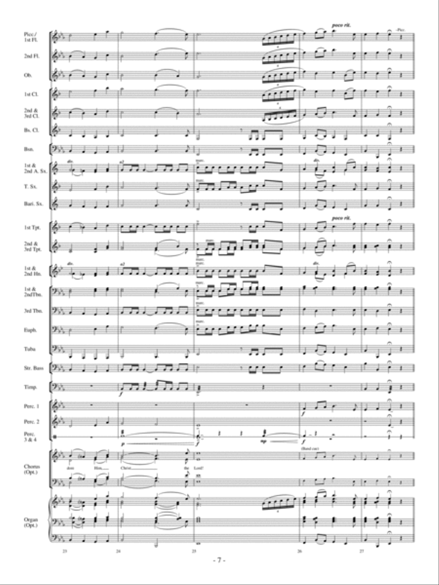 Merry Christmas, Everyone! Concert Band scores gallery preview page 6