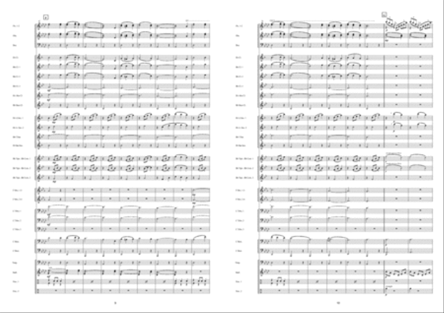 Edith Piaf ! Concert Band scores gallery preview page 6